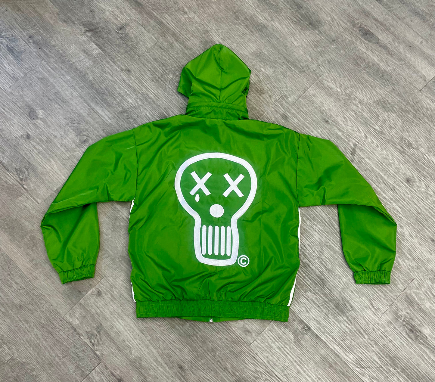 VILLAINS WAS HERE TRACK JACKET GREEN