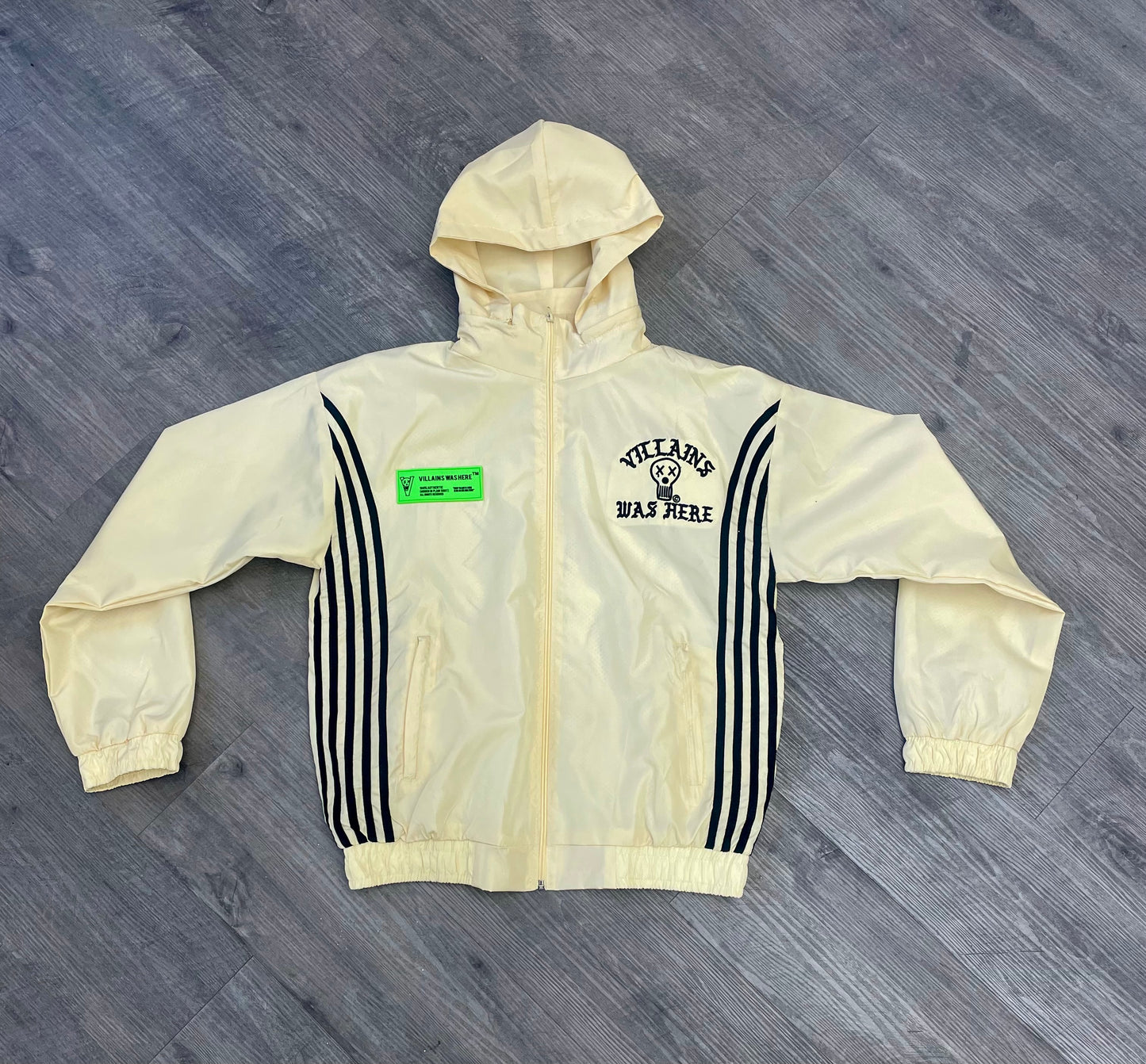 VILLAINS WAS HERE TRACK JACKET CREAM