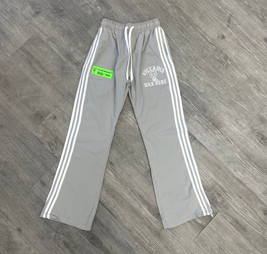 VILLAINS WAS HERE TRACK PANTS GREY