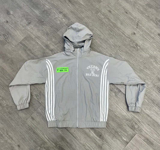 VILLAINS WAS HERE TRACK JACKET GREY