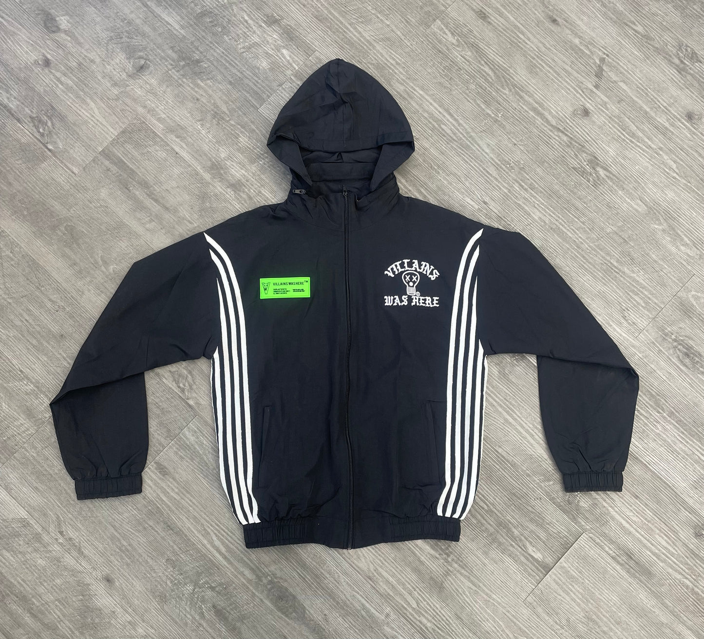 VILLAINS WAS HERE TRACK JACKET BLACK