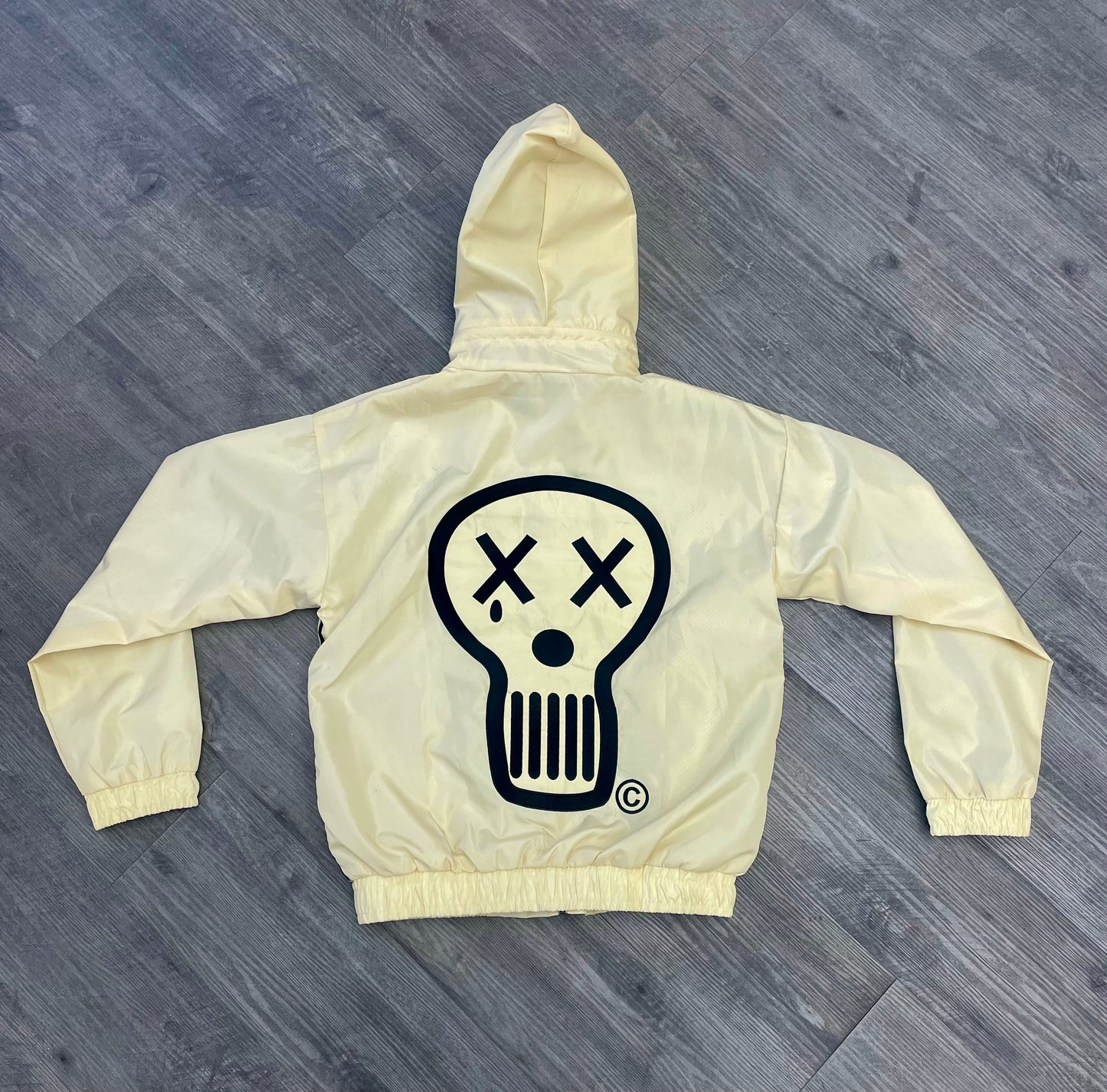 VILLAINS WAS HERE TRACK JACKET CREAM